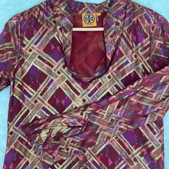 Tory Burch - Stephanie Metallic Tunic - Picture 1 of 3